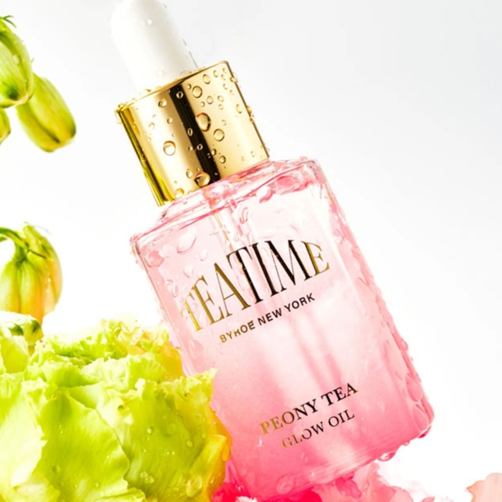 BYROE NEW YORK TEATIME PEONY TEA GLOW OIL.